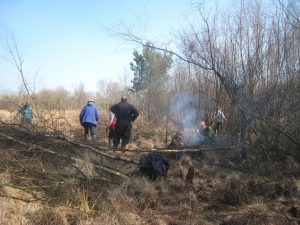 Volunteers At Shuttleton Common
